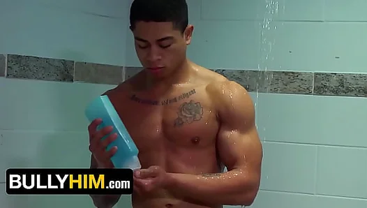 Shower Scene: Geeky Twink Gets Claimed Hard by Campus Stud – 18+ Anal Action