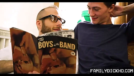 Stepdad Catches Him Watching Gay Porn — Teaches Lesson With Rough Fuck – Kurt Niles, Joel