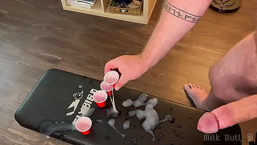 Stepbrothers Load Spurts Fill Shot Glasses—Dozens of Ropey Climaxes! – 18+