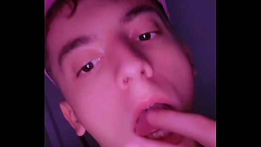 Twink Licks Piss from Toilet Bowl After Peeking — Naughty 18+ Fun