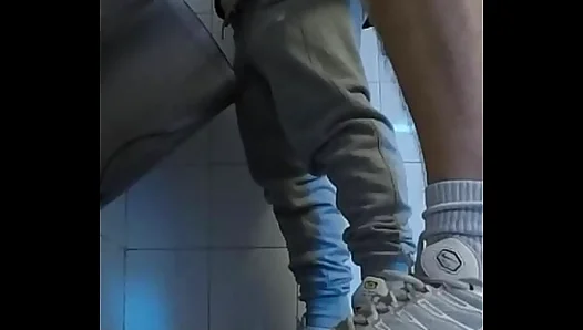 Sneaker Boys Jerk Off Swap Handjobs in Public Urinals – Raw Amateur Fun 18+
