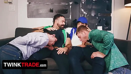 Benjamin, Blue Edwards Secret Step-Sons Night Out Turns Steamy – 18+