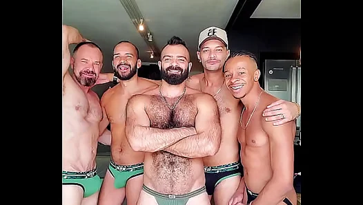 Laughter Before Lust: Chill Moment Turns into Wild Gangbang Action – 18+