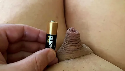 Tiny Micropenis vs AAA Battery — Size Shock Test! – GaySizeQuest 18+