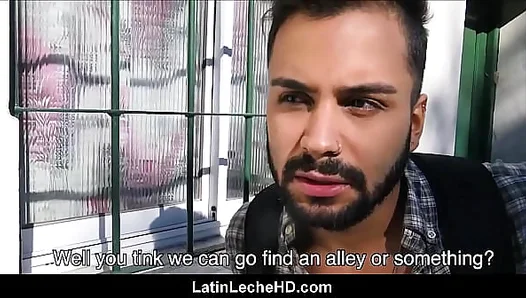 Naughty Latin Tourist Takes Cash for First Anal Encounter – Gay Street Hookup Doc