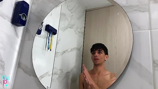 Cute Latino Twink Flashes His Massive Hard Cock In Private Room – HotNakedTwinks 18+