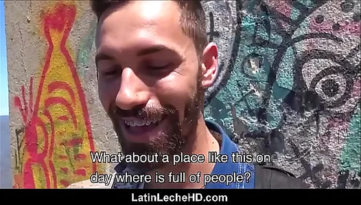 Nave Latino Teen with Braces Explores His First Gay for Pay Encounter – POV