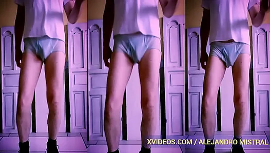 Mature Muscle Daddy Alejandro Mistral Shows Off Sexy Fetish Underwear — HotGayVideos 18+