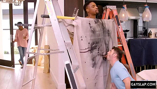 Big Black Cock Dominates Hot Interracial Gay Encounter – Steamy Action Inside