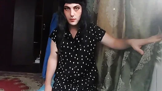 Femboy Twirls Locks Seduces the Lens with Sultry Playfulness – 18+