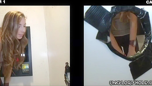 Alejandro Alexa Tempt Hunter in Steamy Glory Hole Encounter – Uncensored