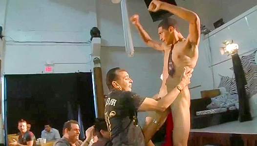Big-Dicked Striper Pleasured by Horny Fans at Steamy Orgy – HotSauced 18+
