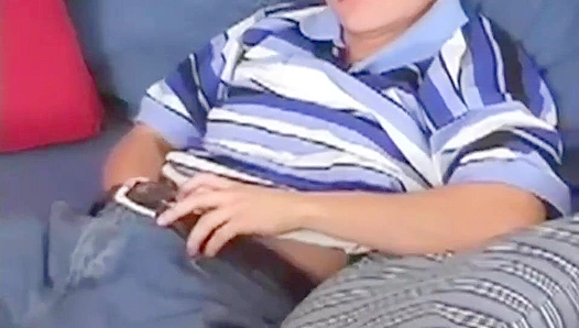 Commando Owns the Room While Jacking Off His Thick 8 Rod – Circle Jerk Guys