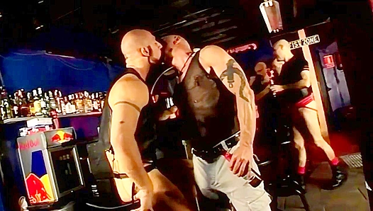 Leather Daddies Dominate: Steamy Bareback Fun Starts at the Gay Bar – Amateurs Welcome