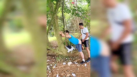 Cousins Secret Rendezvous: Steamy Outdoor Encounter – BF TV 18+