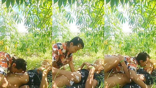 Steamy Tryst in the Rice Fields – Passion Ignites Under the Sun – GayPornXtreme