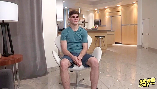 Hobies Fiery Solo Session – Horny Young Stud Jerks Off Hard