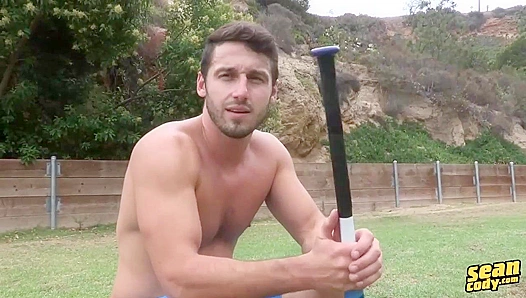 Baseball Lover Blows Load During Steamy Live Stream – Sean Cody 18+