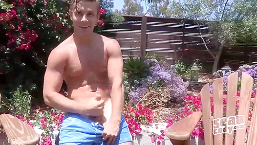 Dylans Hard Stroke Session: Blonde Stud Jacks Off on Camera – SeanCody
