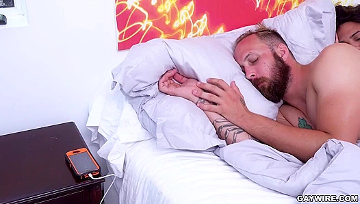 Husband Caught Creeping—Gets Fucked Silently as Wife Slumbers Nearby – 18+