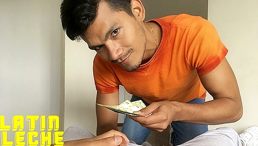 Josue Gets Facialed Hard — Latino Amateur Cums from Deep POV Pounding