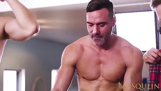 Teddy Torres Ace Quinn Go Wild in Steamy Bareback Threesome – MASQULIN
