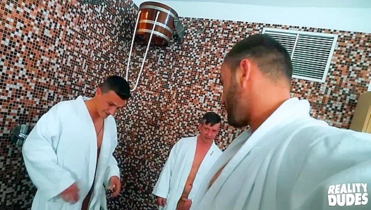 Steam Room Fever: Tony, Vito, Dom, Ryu Ryan Cage Ignite Passion — RealityDudes