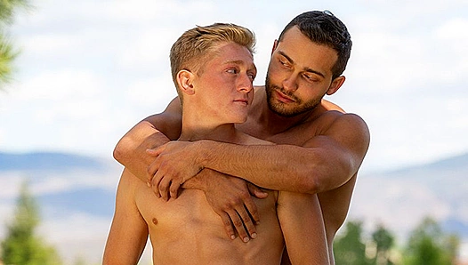 Hot First Encounter: Sparks Fly as Guys Fuck Hard Just Met — CorbinFisher 18+