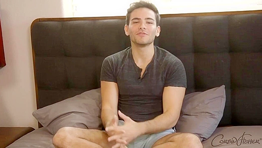 Romans Fiery Solo Blowjob Fantasy – Steamy Self-Pleasure from CorbinFisher