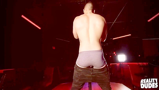 Brunos Big Hands Pleasure His Thick Rod Near the Pole – RealityDudes