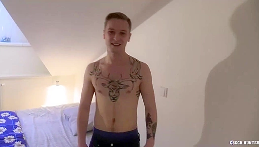 Prague Twink Takes It Deep from Horny Czech Stud – POV Anal Ride
