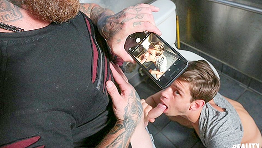 Gage Unkutt Gets Naughty in Public Mens Room — RealityDudes 18+