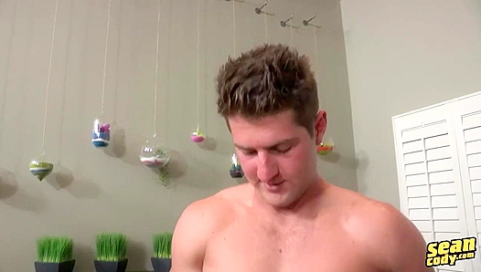 Horny Hunk JERKS OFF That THICK Hairy Cock Hard! SeanCodyX 4K