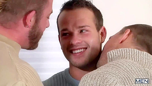 John Magnum, Rikk York Luke Adams Dive into a Wild Taboo Anal Threesome – Hot Gay Action