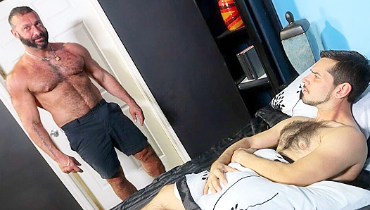 Hairy Men Collide: Alex Tikas Aiden Josephs Steamy Secret Rendezvous – 18+