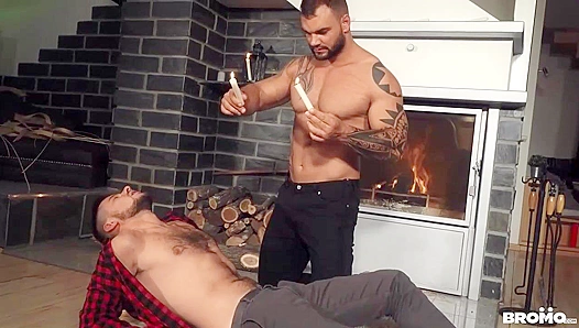 Horny Hairy studs Jerome John Go Raw Dog Style on the Floor – HotBears 18+