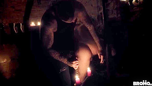 Tattooed Stud Ryan Cage Dominates Horny Bear Jerry—BromoUSA 18+