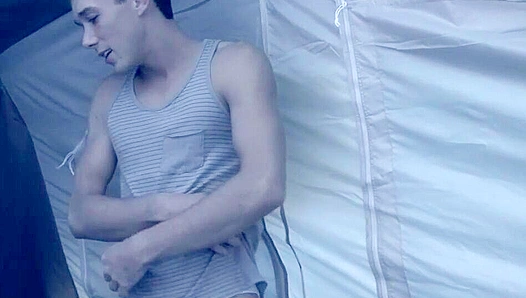 Kirk Cummings Fucks AJ Monroes Thirsty Ass Under Canvas After Class – 18+