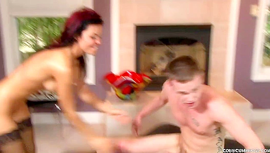 Double Trouble: Cody Cummings Takes On Joey Hard Rubi Knox Together – 18+
