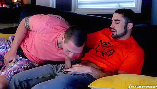 Double Pleasure: Samuel Jay Trade Blows in Steamy On-Set Action – GayPornScene 18+