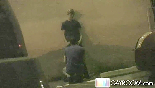 Dylan Hauser Delivers Steamy Public BJ with Explosive Cumshot – GayXXX
